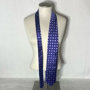 Ted Baker Purple Polka Dot Silk Neck Tie